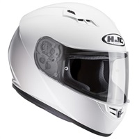 【在庫限り】 HJH113 CS-15 ソリッド フルフェイスヘルメット WHITE