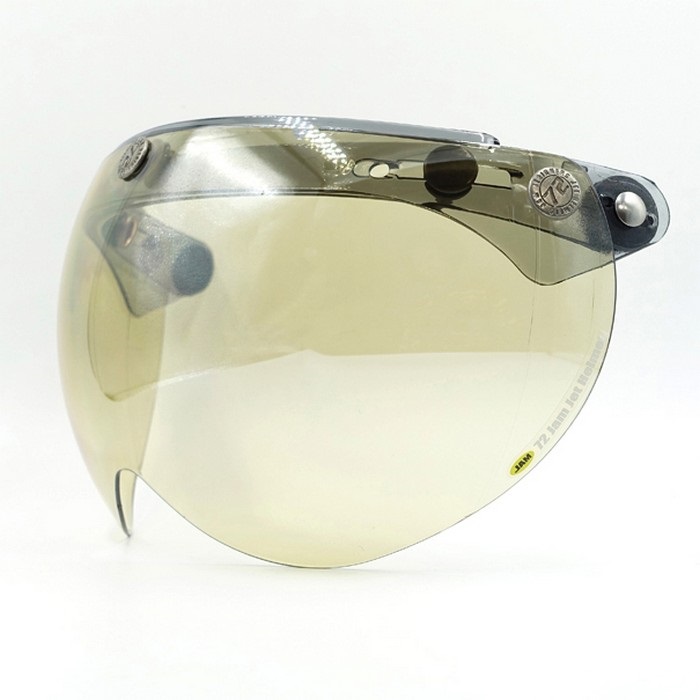 72JAM アビエーションシールド フラッシュミラーイエロー｜ジェット