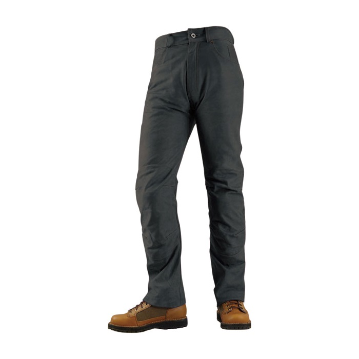 PK-632 プレミアムベントレザージーンズ 【Black】｜レザーパンツ