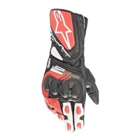 SP-8 v3 LEATHER GLOVE レザーグローブ 1304 BLACK WHITE BRIGHT