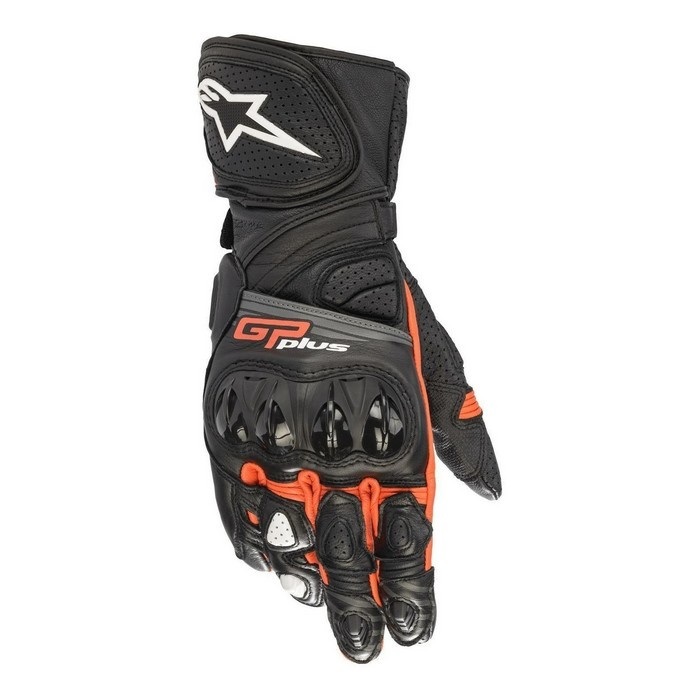 GP PLUS R v2 GLOVE グローブ 1030 BLACK RED FLUO｜レーシング