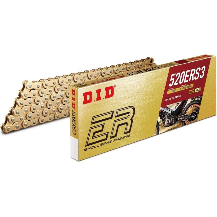 ERシリーズ 520ERS3 レース用チェーン ゴールド 【クリップジョイント