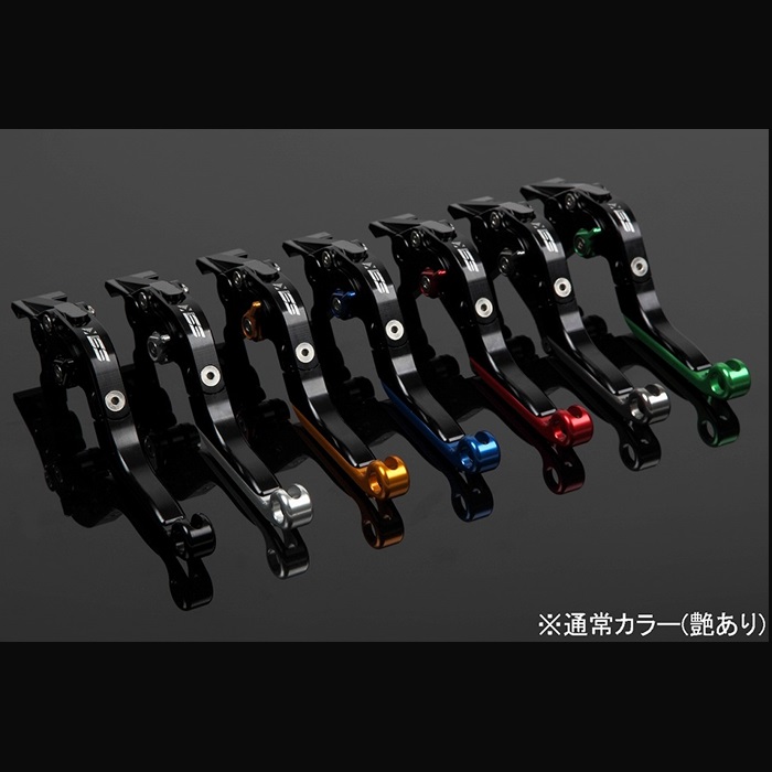 SPEEDRAレバーカラー：ブラックアジャストレバー 可倒延長式 GSX1300R