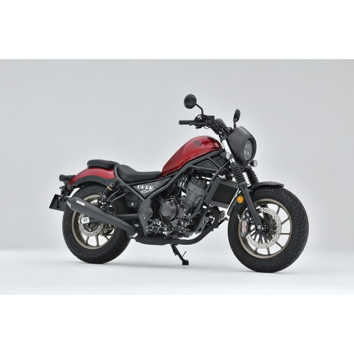 政府認証品 SSメガホンスリップオンマフラー23年式 SSメガホン スリップオンマフラー ブラック Rebel250(23-)/S