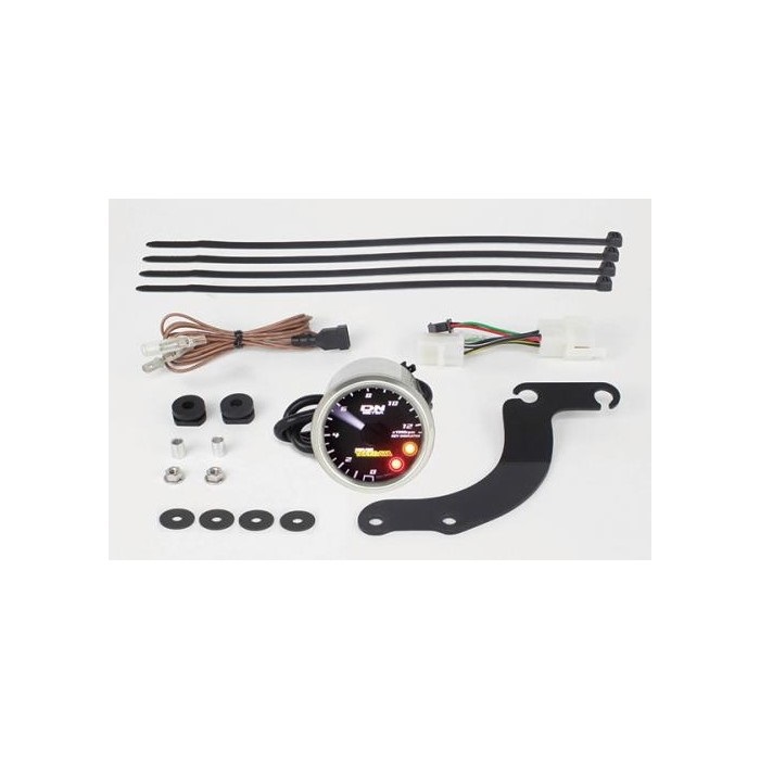 Φ48スモールDNタコメーターキット12500RPM(レブインジケーター付