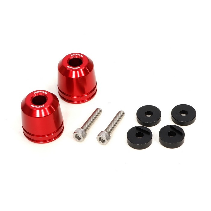 アルミバーエンド HONDA/SUZUKI用 M6 カラー付 φ33-L33｜バーエンド