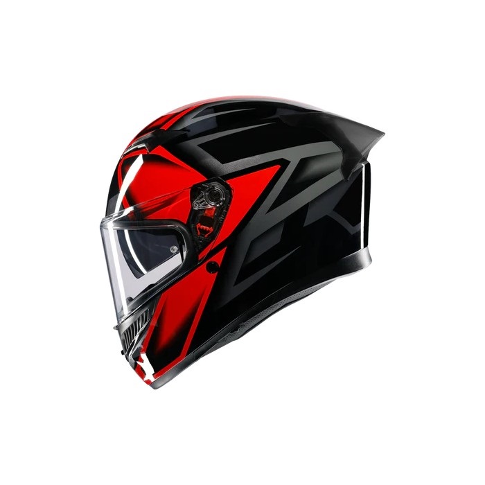 K3 008-COMPOUND Asian Fit フルフェイスヘルメット BLACK/RED｜フル