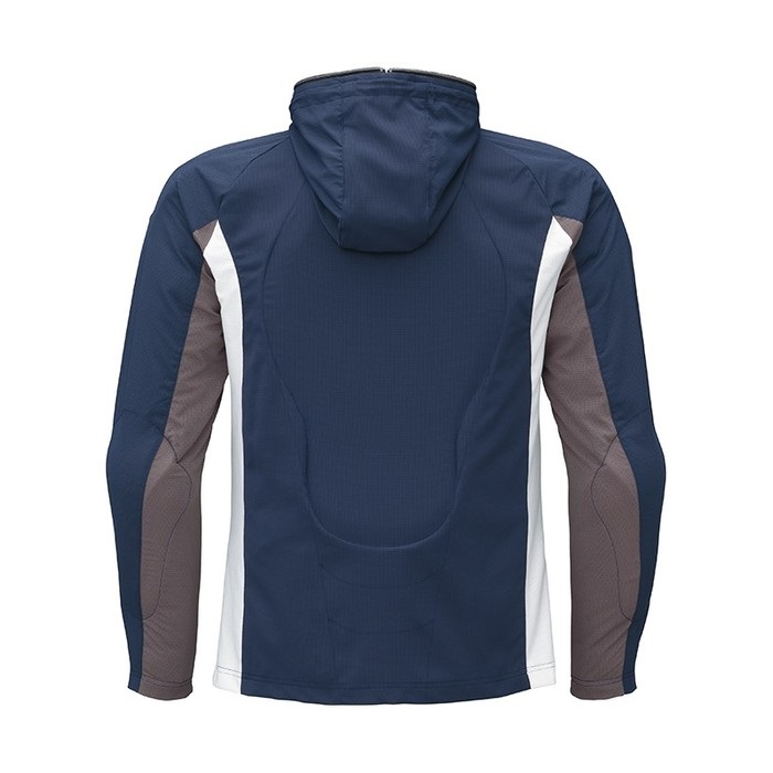 STJ331DM ST-S UCHIMIZU VENTED D3O COOL DRY PARKA NAVY/WHITE