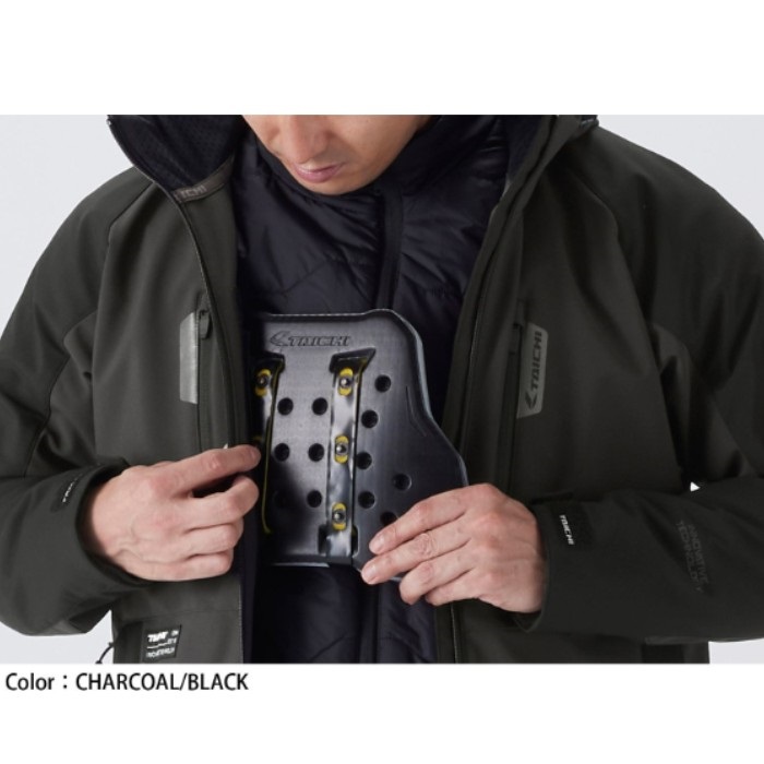 RSJ730 ソフトシェル オールシーズンパーカ CHARCOAL/BLACK