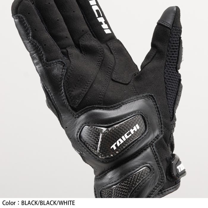 RST442 ラプター メッシュグローブ BLACK/BLACK/WHITE｜メッシュ