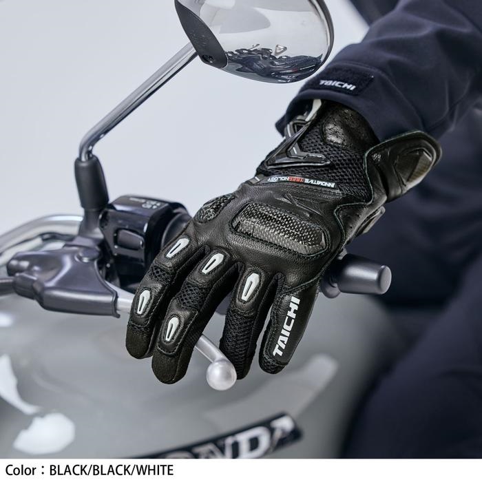 【激安通販 オンラインショップ】 RST442 ラプター メッシュグローブ BLACK/BLACK/WHITE｜メッシュ トイガン
