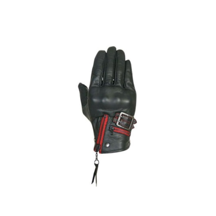 F2G-1505 レザーグローブ BLACK/RED｜レザーグローブ｜の通販なら