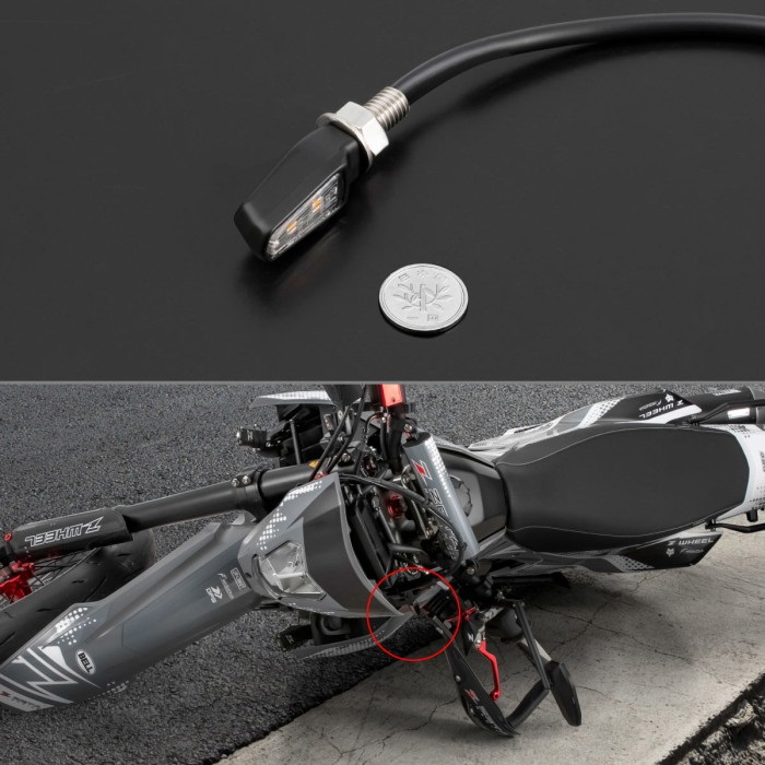 さま専用 701 LED フラッシャー｜ウィンカー本体・ウィンカーステー｜の