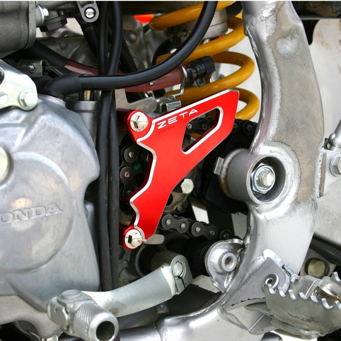 ドライブカバー レッド KX450F 06-｜エンジンカバー・エンジン