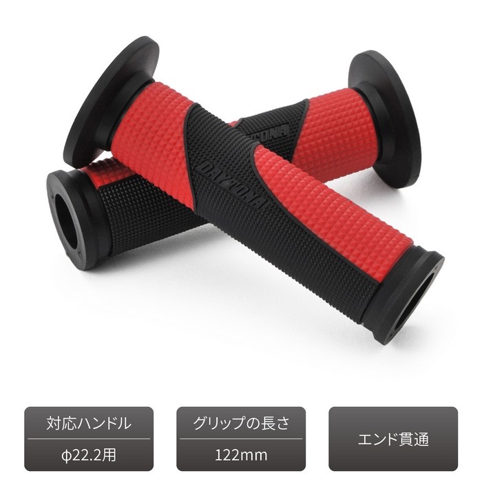 カンパ　トゥークリップ GRIPPY GRIP GG-D-TAPERD-BASE（全長122mm）Ф22.2ハンドル用 貫通