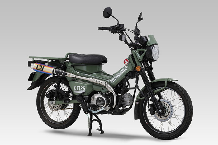 CT125 ヨシムラ 機械曲GPーMAGNUMサイクロン　SS 機械曲 GP-MAGNUMサイクロン TYPE-UP EXPORT SPEC 政府認証 フル