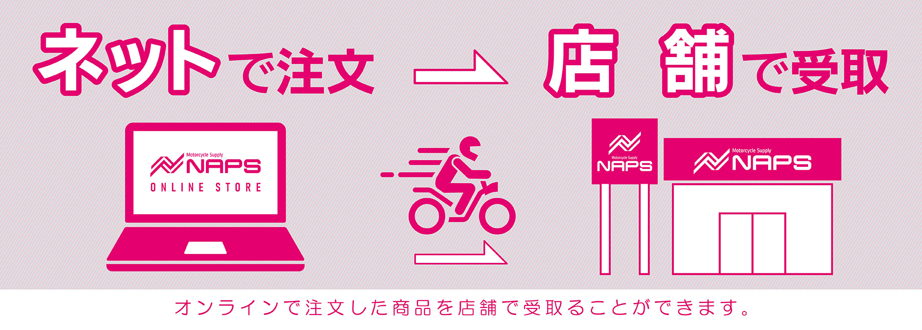 ナップス店舗受取サービス