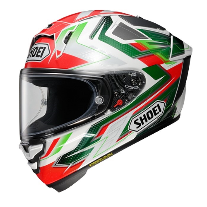 在庫限り】 X-Fifteen ESCALATE TC-4 GREEN/RED フルフェイス 