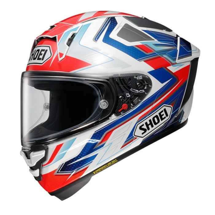 SHOEI X-Fifteen マルケスTC-10 仕込ん レッド/ブルー Mサイズ