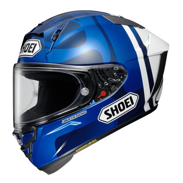 X-Fifteen A.MARQUEZ73 V2 TC-2 BLUE/WHITE フルフェイスヘルメット 