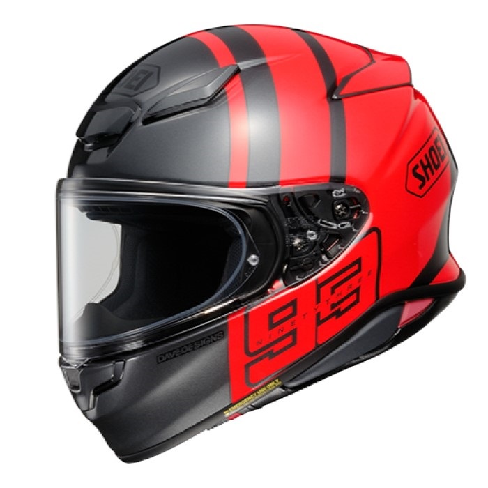 在庫限り】Z-8 MM93 COLLECTION TRACK TC-1 RED/GREY フルフェイス 