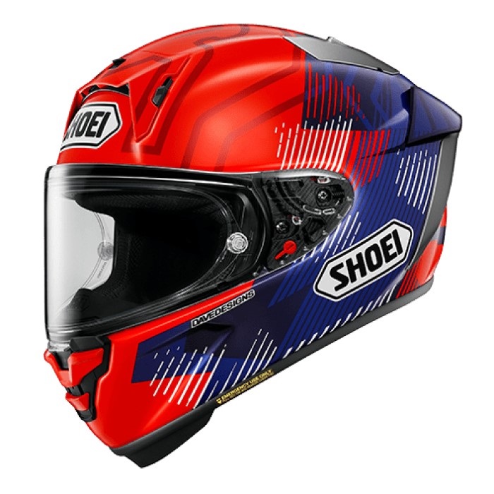 X-Fifteen MARQUEZ 8 TC-1 RED/BLUE フルフェイスヘルメット｜フル 