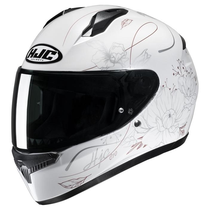 HJH237 C10 エピック フルフェイスヘルメット WHITE｜フルフェイス 