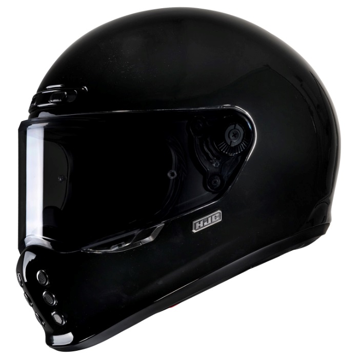 HJH248 V10 ソリッド フルフェイスヘルメット BLACK｜フルフェイス 