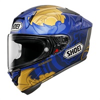 【在庫限り】 X-Fifteen MARQUEZ THAI TC-2 BLUE/GOLD フルフェイスヘルメット