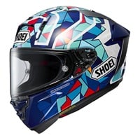 【在庫限り】 X-Fifteen MARQUEZ BARCELONA TC-10 BLUE/GREEN フルフェイスヘルメット