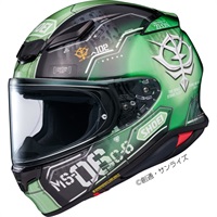 【予約受付中】 Z-8 MS-06C-6 ザクⅡ TC-4 GREEN/BLACK フルフェイスヘルメット