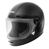 HK-190 ネオレトロフルフェイスヘルメット 【Gloss Black】