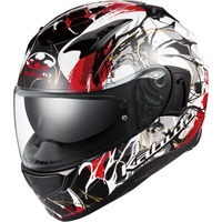 【在庫限り】 KAMUI-3 PHOENIX (カムイ3 フェニックス) フルフェイスヘルメット ブラックレッド