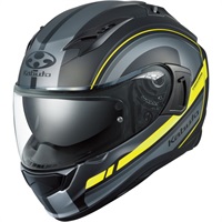 【在庫限り】 KAMUI-3 RIDGE (カムイ3 リッジ) フルフェイスヘルメット フラットブラックイエロー