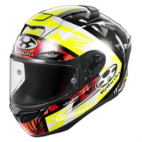 F-17 Mips JOAN MIR (F-17 ミップス ジョアン・ミル) フルフェイス イエローレッド