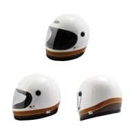 【在庫限り】B-60NEO BENフルフェイス WHITE/BROWN フルフェイス