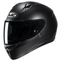 HJH232 C10 ソリッド フルフェイスヘルメット SEMI FLAT BLACK
