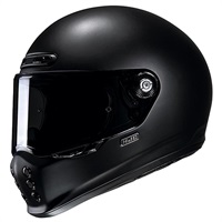 HJH248 V10 ソリッド フルフェイスヘルメット SEMI FLAT BLACK