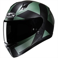 HJH259 C10 テズ フルフェイスヘルメット SMOKE GREEN (MC4SF)
