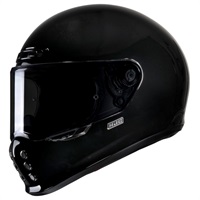 HJH248 V10 ソリッド フルフェイスヘルメット BLACK