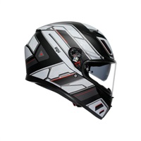 K3 019-RIVIA Asian Fit フルフェイスヘルメット MATT BLACK/WHITE