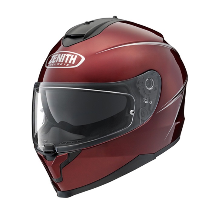 豪華ラッピング無料 YF-9 ワイン フルフェイスヘルメット ピンストライプ ZENITH セキュリティ・セーフティ