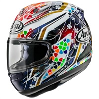 中上　GP2 Arai R75 ヘルメット YFデザイン ステンドグラスと和の融合 アライヘルメット「ナカガミGP2」中上