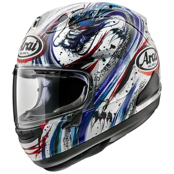 てぃあら✩✩✩Arai ヘルメット キヨナリトリコ　専用袋付き RX-7X KIYONARI TRICO (キヨナリ トリコ) フルフェイス