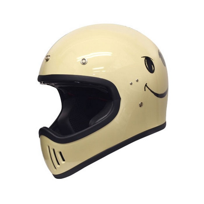 MP400 HOPPER ヘルメット SMILE(IVORY)｜フルフェイスヘルメット｜の
