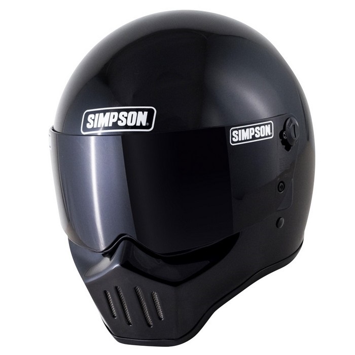美品　SIMPSON RX-1 RX1 フルフェイスヘルメット ブラック｜フルフェイスヘルメット