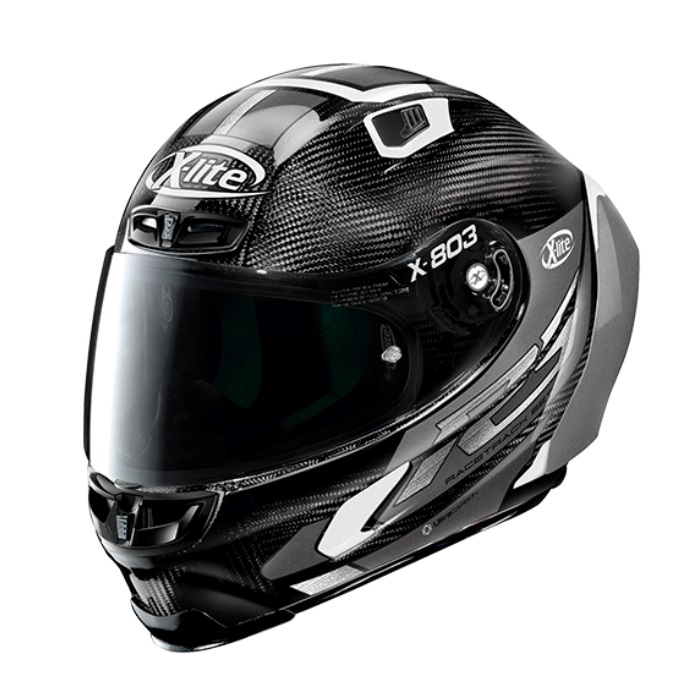 X-lite X-803RS ULTRA CARBON スカイワープ ホワイト/49｜フル