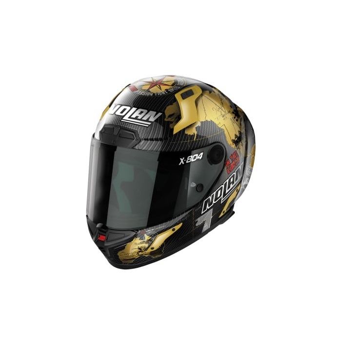 NOLAN X-804 ウルトラカーボンレプリカ チェカ ゴールド X-804RS ULTRA CARBON CHECA ゴールド/25｜フルフェイスヘルメット｜の