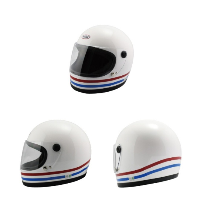 BENフルフェイスヘルメット BEN60 フルフェイスヘルメット white