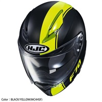 HJH194 F70 マーゴ フルフェイス BLACK/YELLOW｜フルフェイス